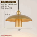 Modern geometric gold nordic chandelier for kitchen and living room
