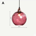 Modern glass ball lustre pendant lights – kitchen cluster fixture