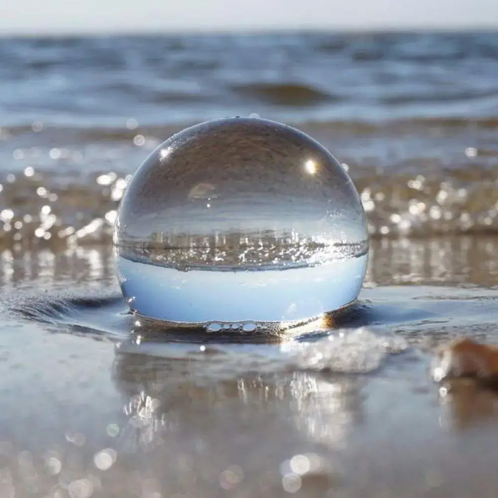 Modern glass crystal ball photography prop living room decor