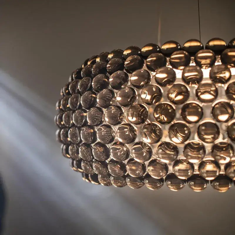 Modern gold acrylic rs7 bulb pendant lights dining room chandelier