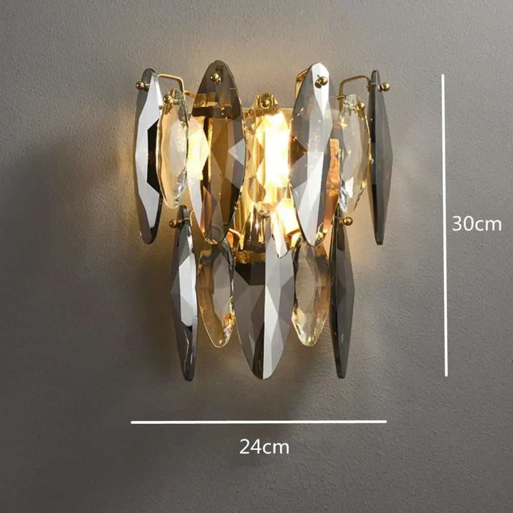 Modern gold amber decorbites crystal ceiling chandelier dining room