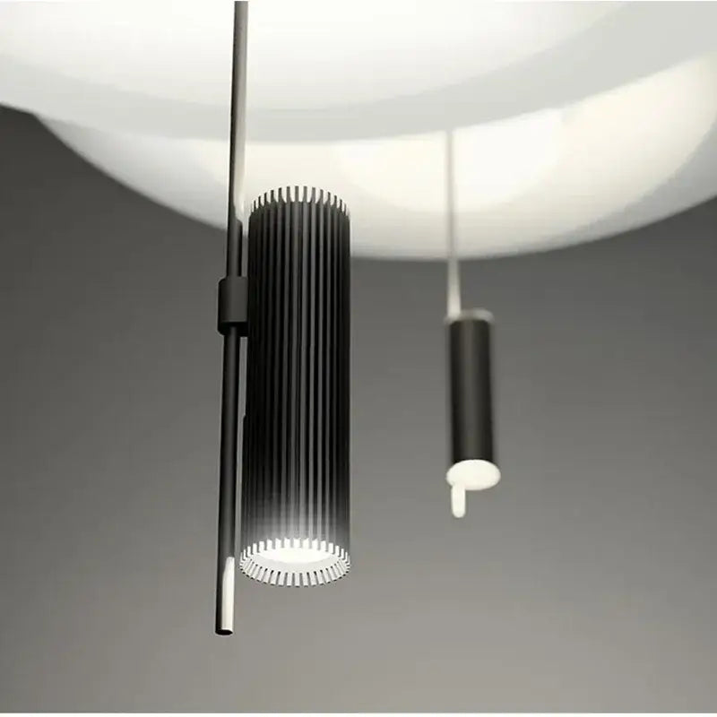 Modern gold and white designer saucer ufo pendant light living room