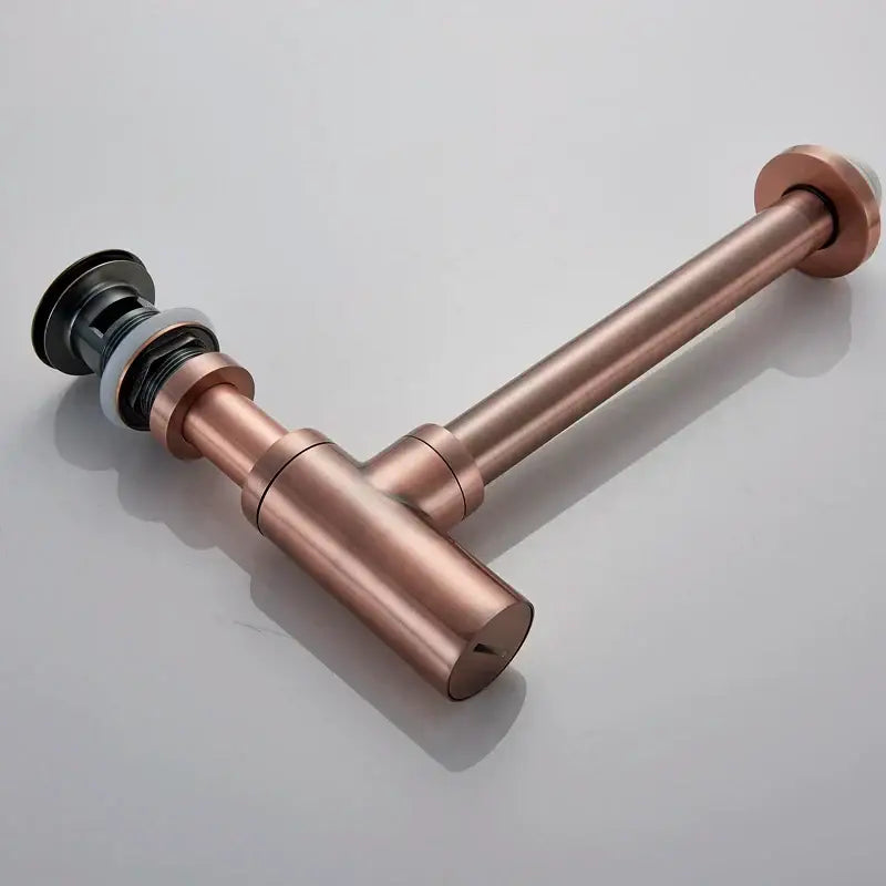 Modern gold basin tap siphon kit bathroom pop up drain