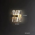 Modern gold crystal glass pendant lights dining room chandelier
