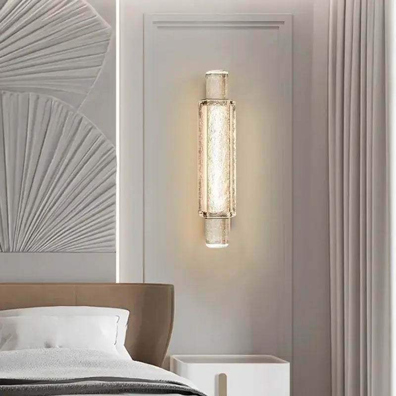 Modern gold crystal glass wall lamps bedroom bubble sconces