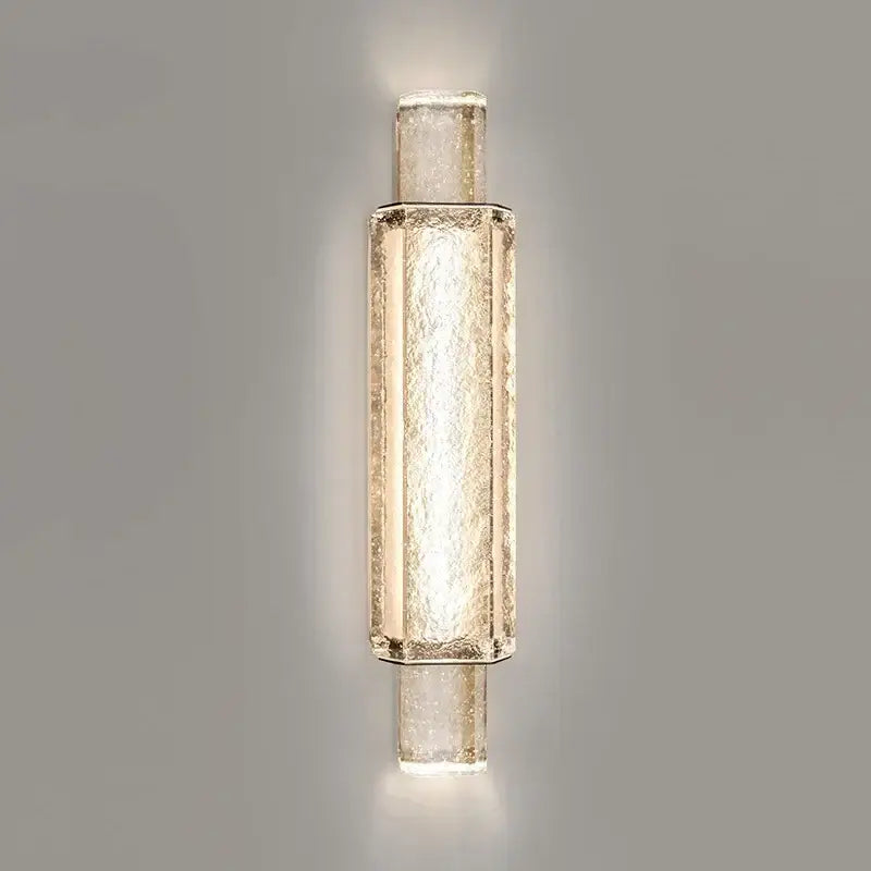 Modern gold crystal glass wall lamps bedroom bubble sconces