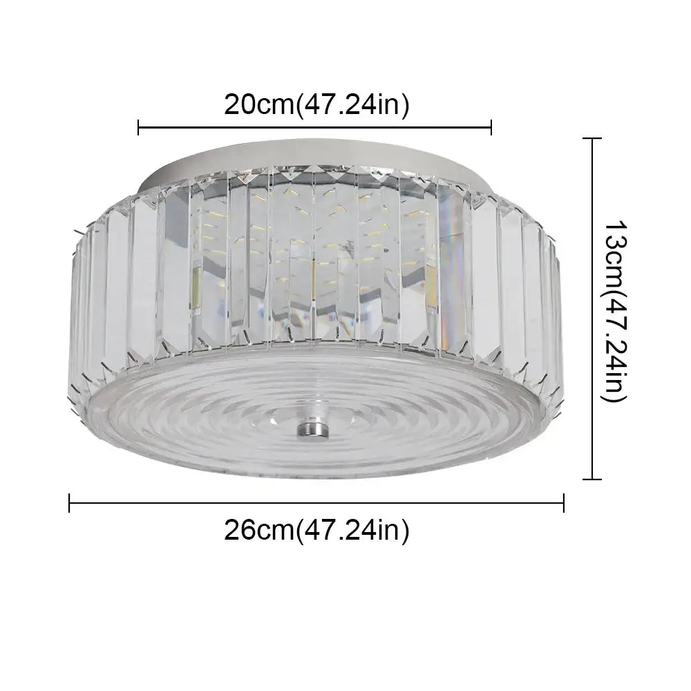 Modern gold crystal led ceiling light dining room chandelier