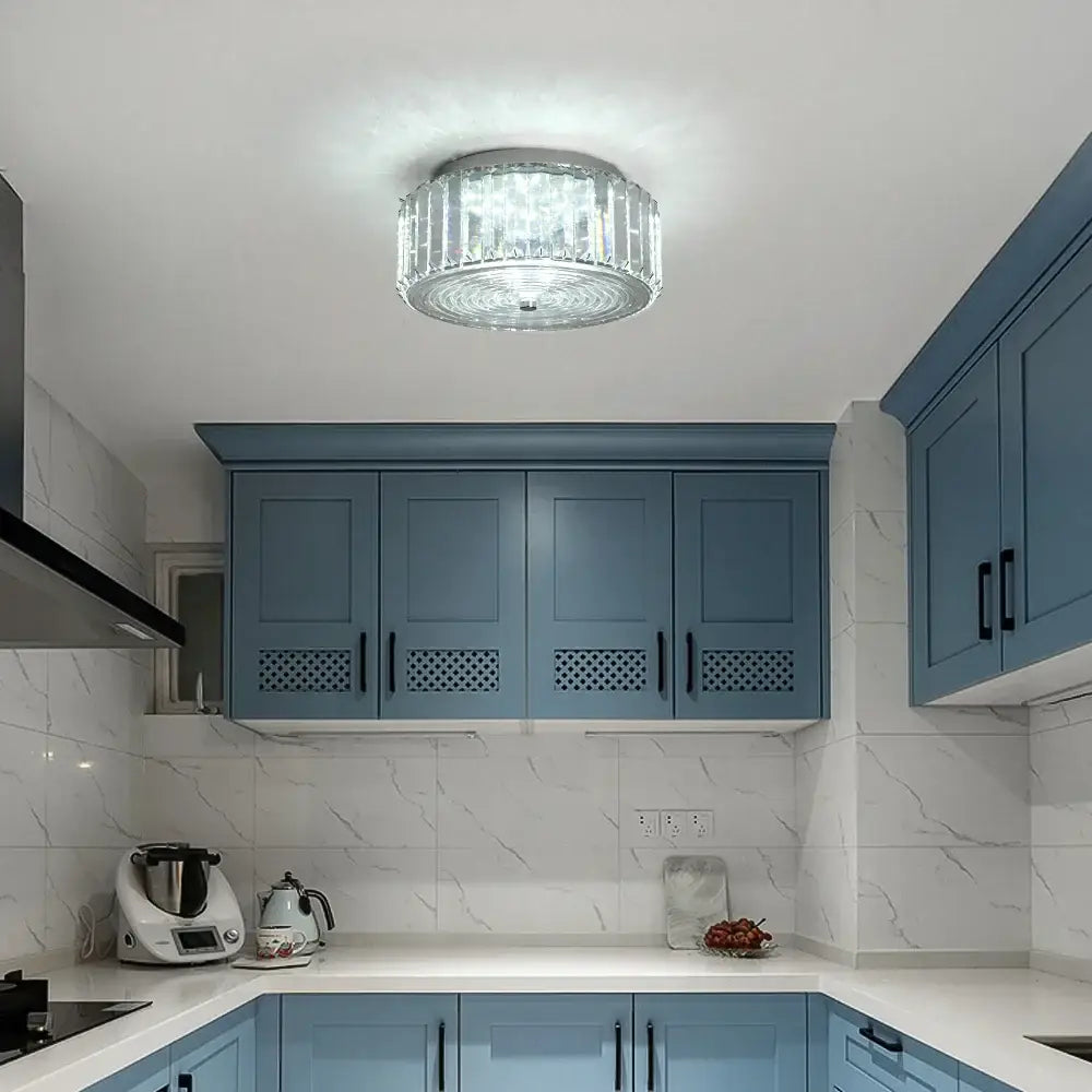 Modern gold crystal led ceiling light dining room chandelier