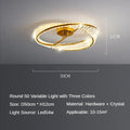 Modern gold crystal led chandelier ceiling light for living room