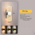 Modern gold crystal nordic led wall sconce bedroom light