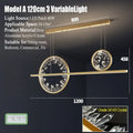 Modern gold crystal ring chandelier living room pendant light