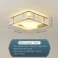 Modern gold crystal round ceiling light bedroom lotus decor