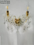 Modern gold crystal wall lamp living room decorbites crystal light