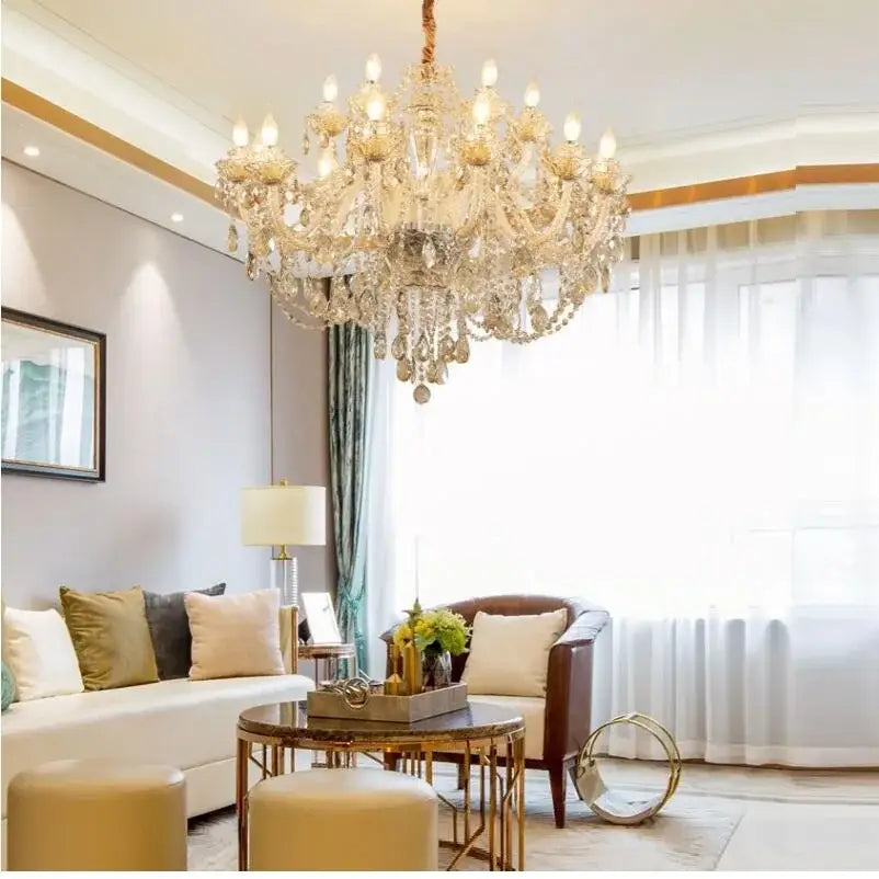Modern gold crystal wall lamp living room decorbites crystal light