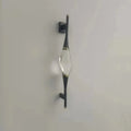 Modern gold crystal wall sconce bedroom teardrop light
