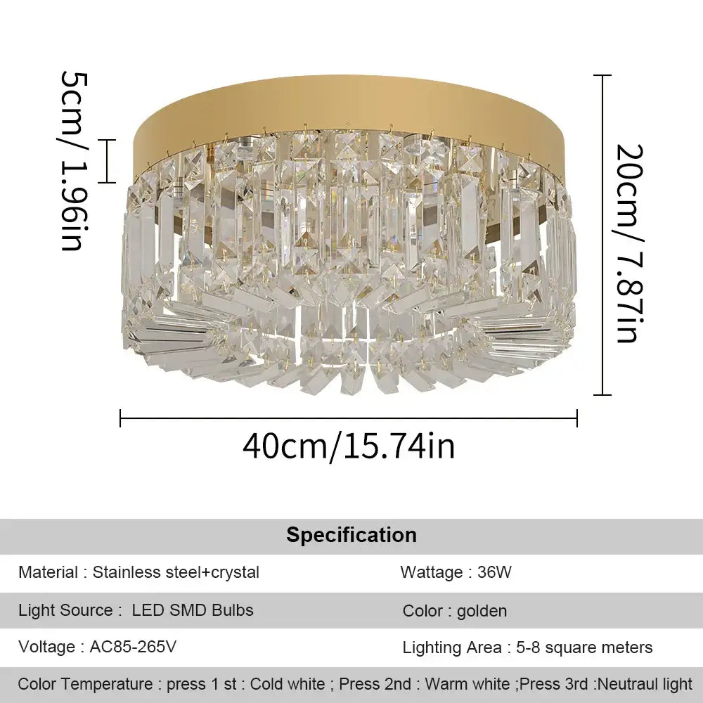 Modern gold decorbites crystal ceiling chandelier for dining room
