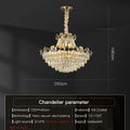 Modern gold decorbites crystal chandelier for living room