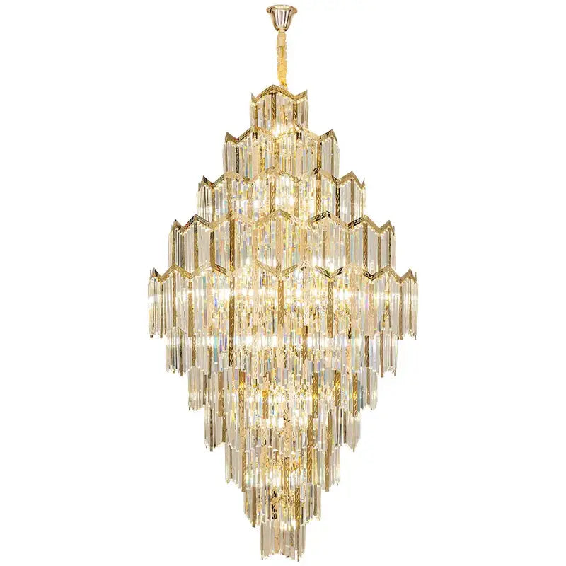 Modern gold decorbites crystal chandelier for living room loft