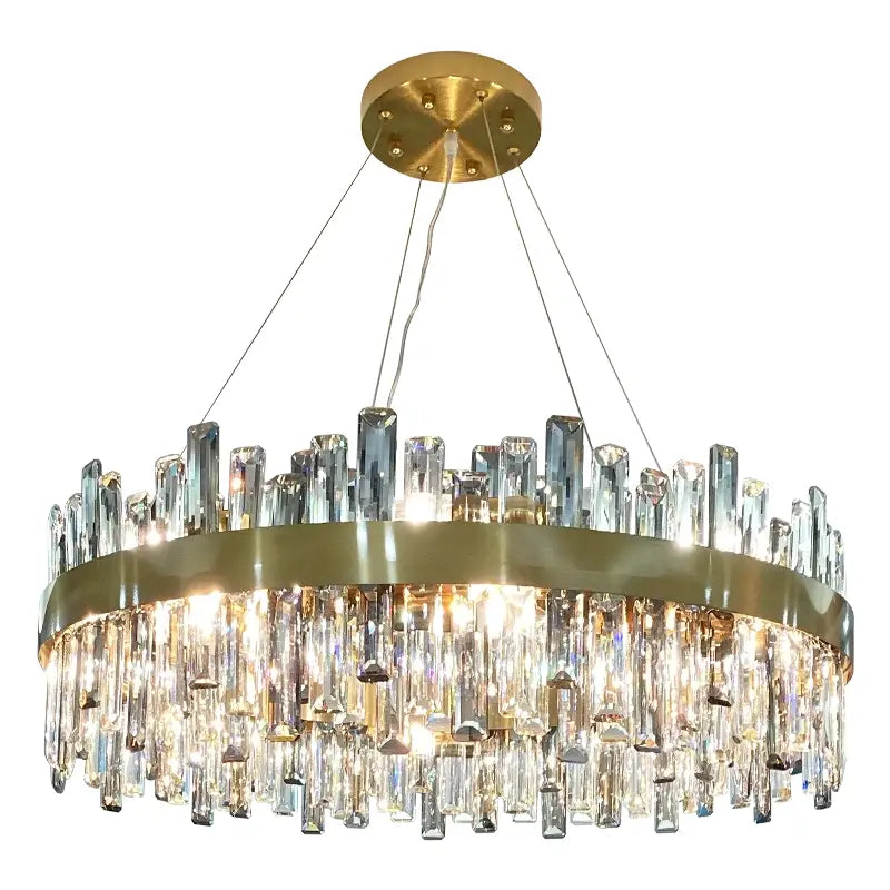 Modern gold decorbites crystal chandelier for living room