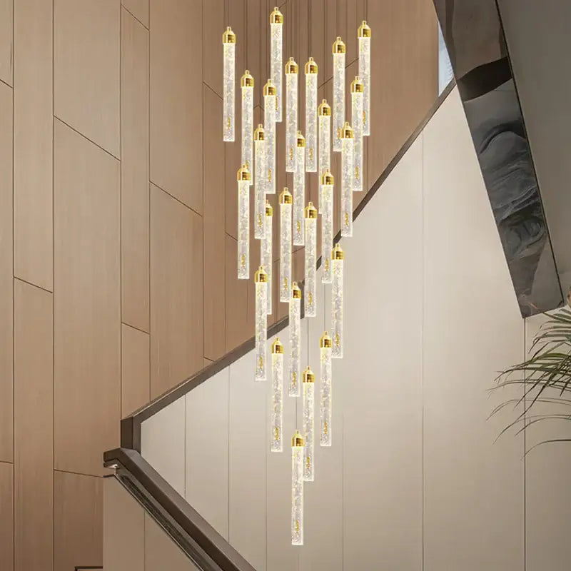 Modern gold decorbites deluxe crystal chandelier dining room lamp