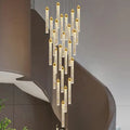 Modern gold decorbites deluxe crystal chandelier dining room lamp