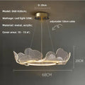 Modern gold decorbites ginkgo acrylic led pendant – dining room light