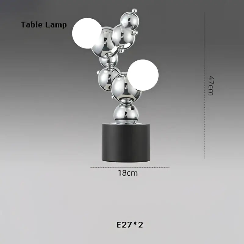 Modern gold designer molecule chandelier dining room pendant light