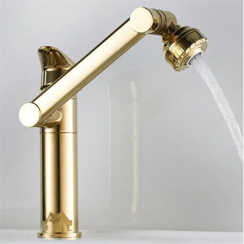 Modern gold detachable spray sink faucet kitchen bathroom sink faucet