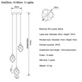 Modern gold diamond crystal ball chandelier living room light fixture