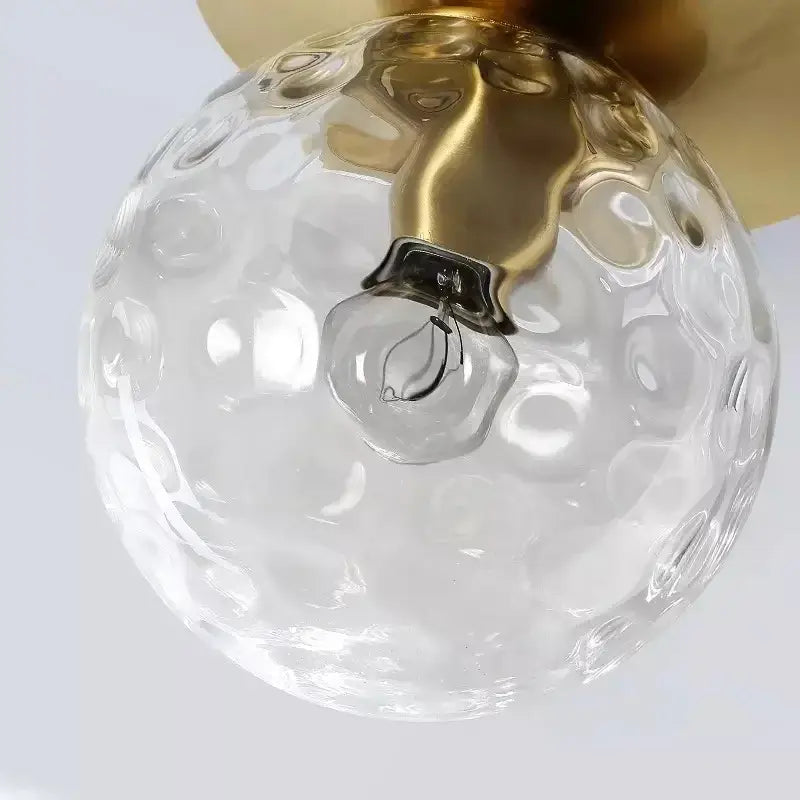 Modern gold diamond crystal ceiling lights for bedroom living room