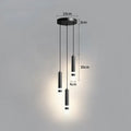 Modern gold double head led pendant lights for bedroom bedroom