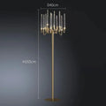 Modern gold elegant candle shape ceiling chandelier living room light