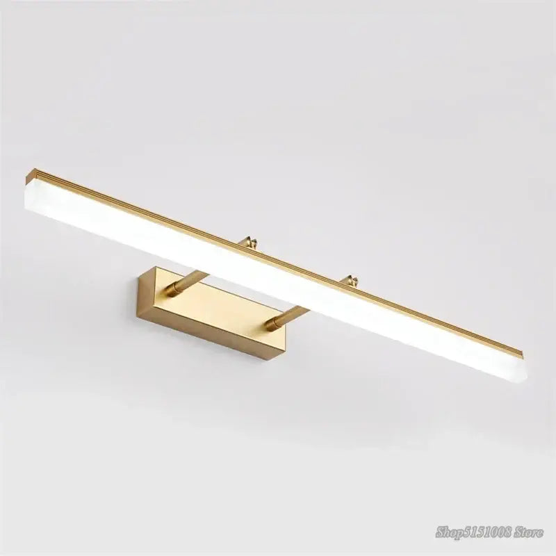 Modern gold elegant vanity led lights bathroom wall sconce