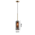 Modern gold honeycomb glass pendant lights dining room fixtures