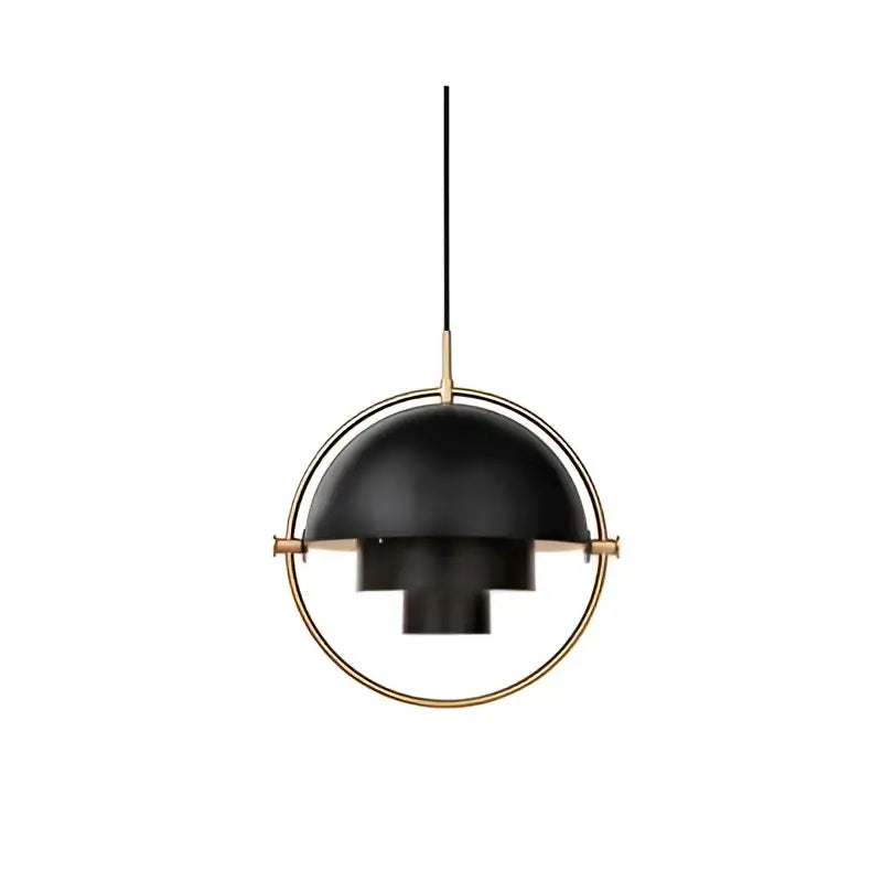 Modern gold layered danish pendant light living room