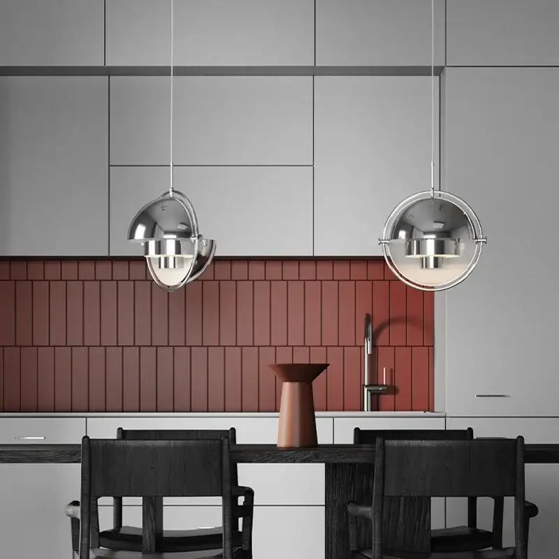 Modern gold layered danish pendant light living room