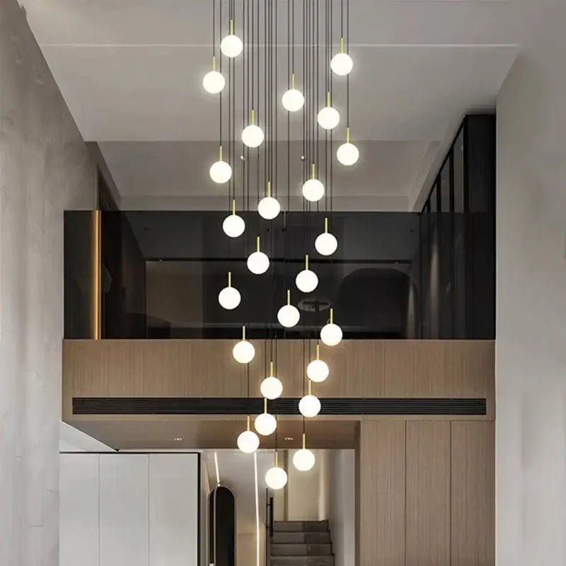 Modern gold led ceiling lamp chandelier for dining room