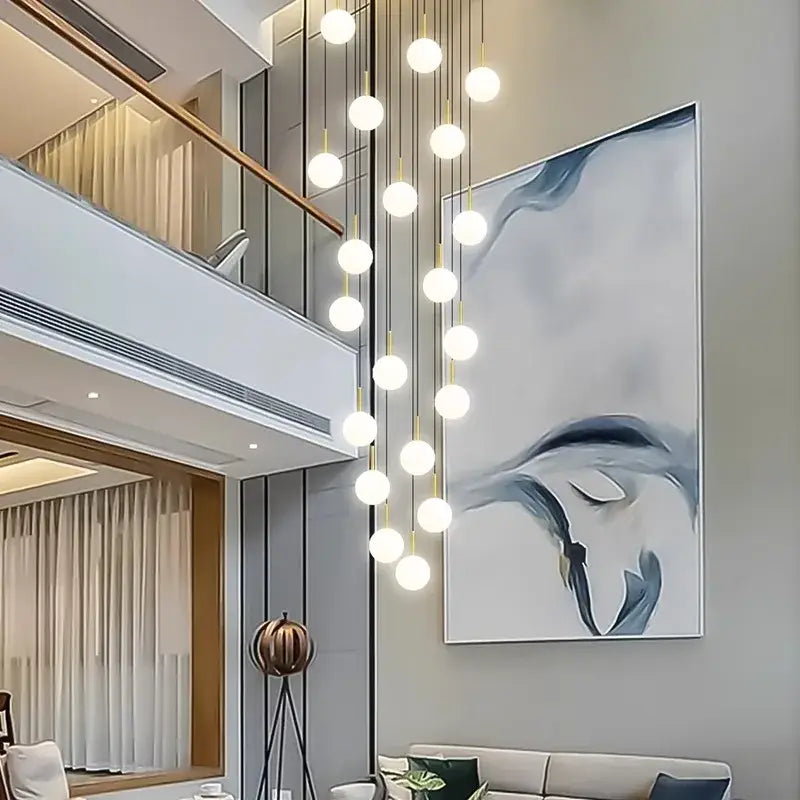 Modern gold led ceiling lamp chandelier for dining room
