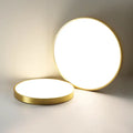 Modern gold led round ceiling light for bedroom