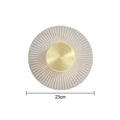 Modern gold led round wall lamp bedroom sconce lighting
