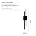 Modern gold led wall sconce bedroom lighting