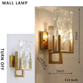Modern gold linear glass led chandelier for kitchen island