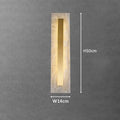 Modern gold marble living room wall lamp with frosted glass