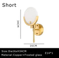 Modern gold marble wall lights for bedroom and living room decor