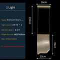 Modern gold mesh duplex building chandelier living room pendant light