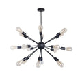 Modern gold satellite pendant light living room starburst chandelier