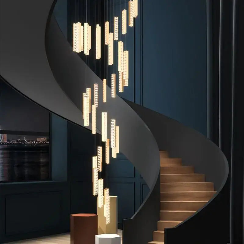 Modern gold & silver decorbites crystal chandelier dining room light
