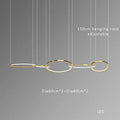 Modern gold stainless steel pendant lamp kitchen led lustre