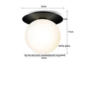 Modern gold textured glass ceiling lamp living room light fixture