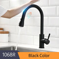 Modern gold touch control sink tap kitchen faucet
